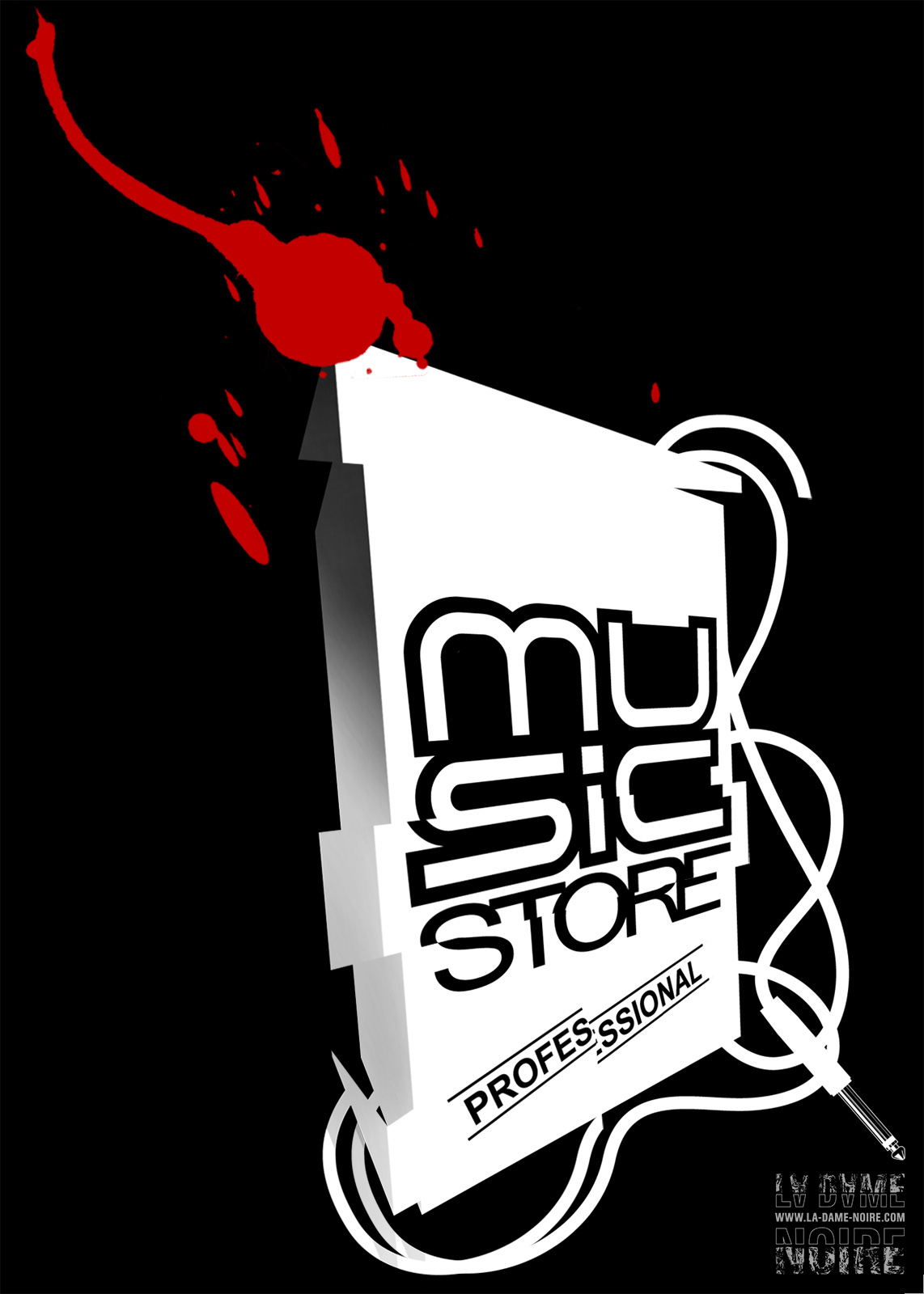 Réinterprétation du logo Musicstore pour patch